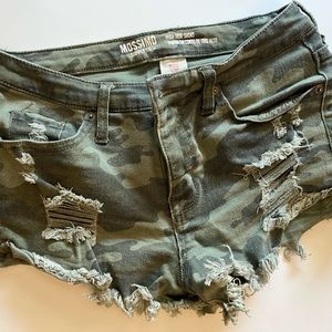 Mossimo Camouflage Jean Shorts